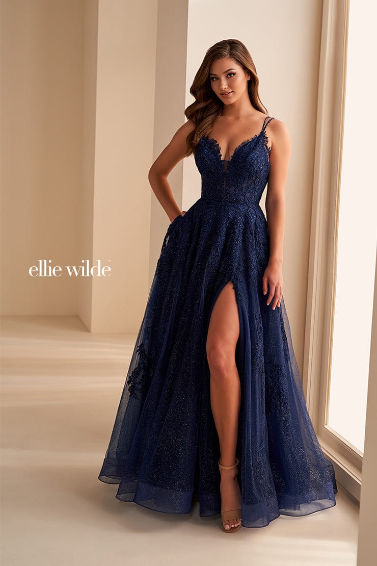 Ellie Wilde Prom 00 / Navy Blue Ellie Wilde: EW36226