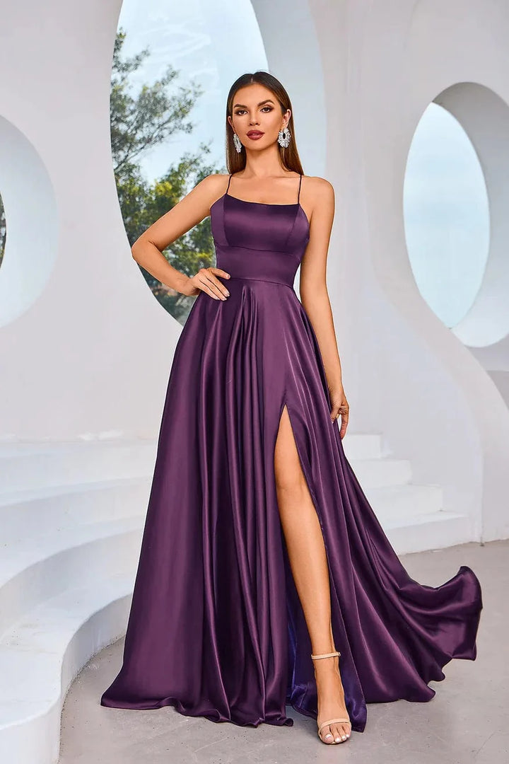 Jadore Evening Dress 2 / Plum Jadore: J25001