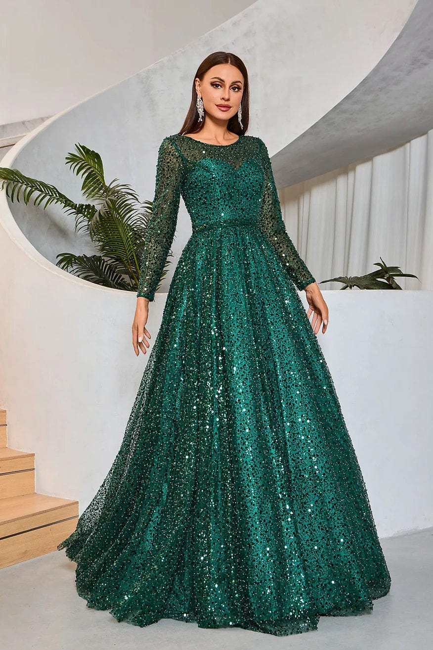 Jadore Evening Dress 2 / Emerald Jadore: J25005