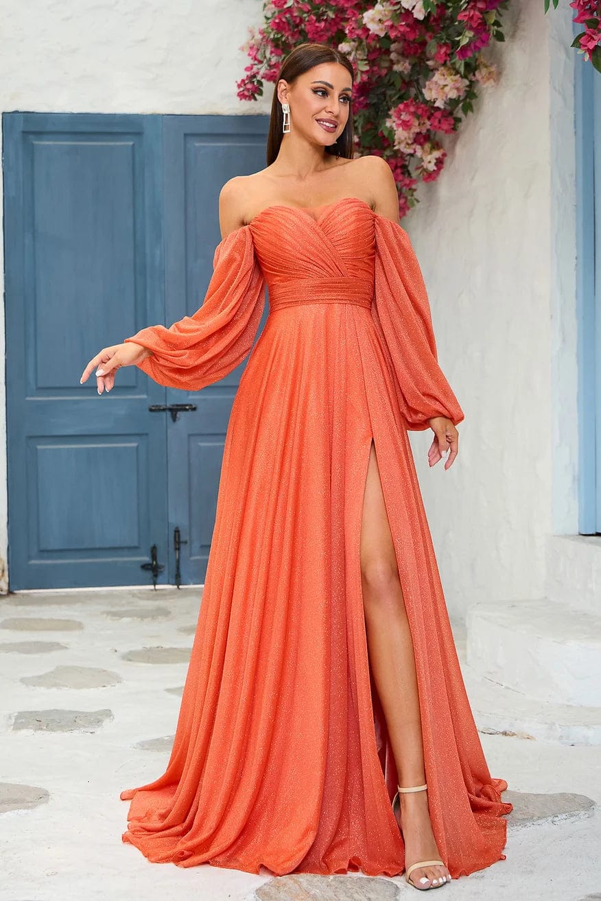 Jadore Evening Dress 2 / Orange Jadore: J25010