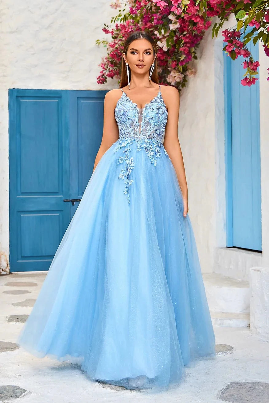 Jadore Evening Dress 2 / Blue Jadore: J25018