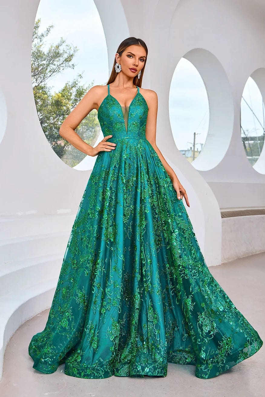 Jadore Evening Dress 2 / Emerald Jadore: J25021