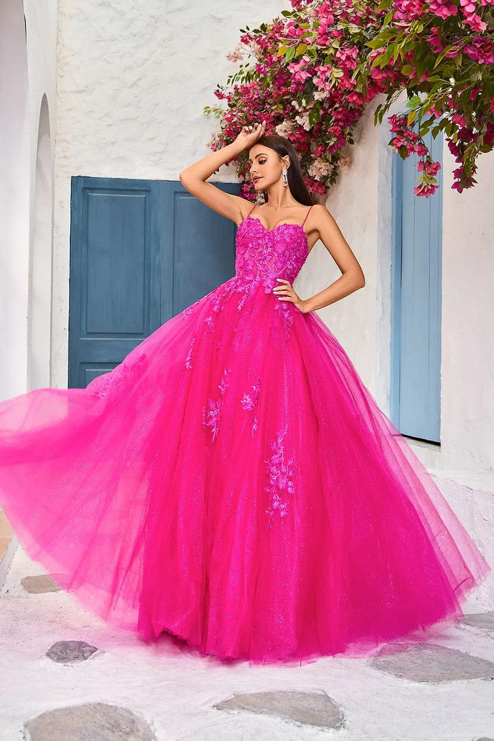 Jadore Evening Dress 2 / Hot Pink Jadore: J25029