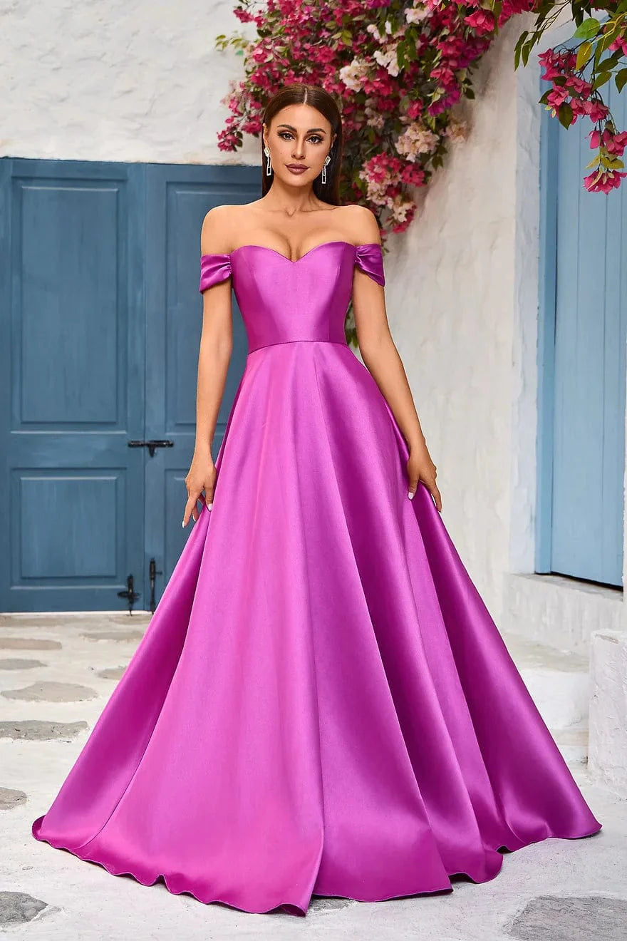 Jadore Evening Dress 2 / Magenta Jadore: J25039