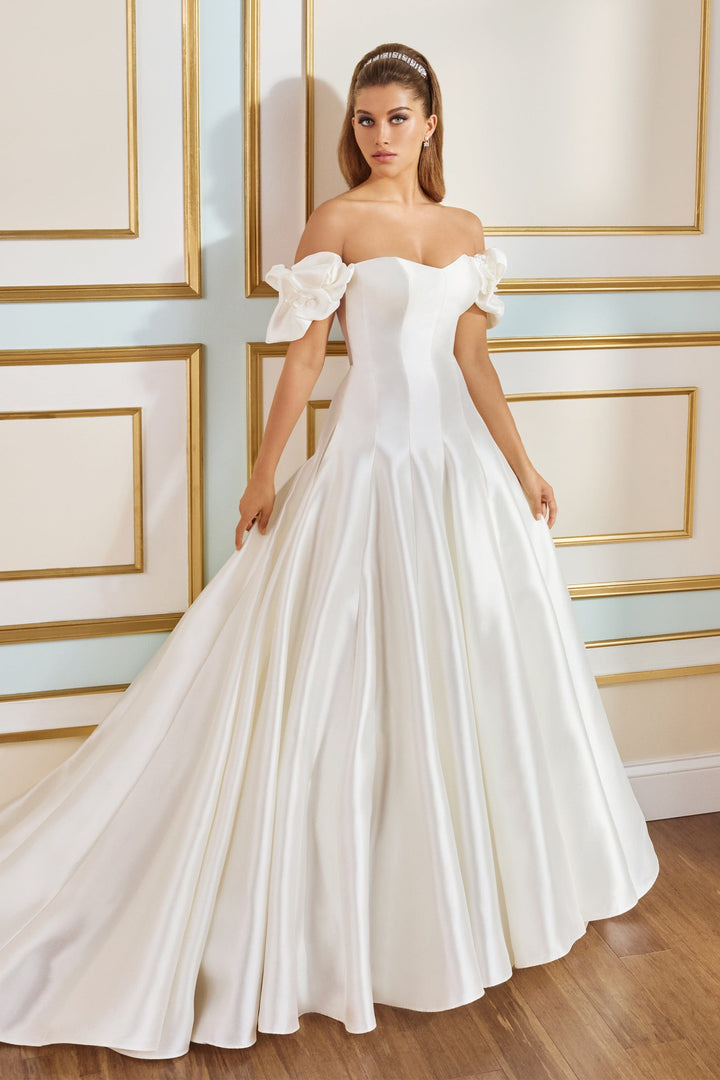 Martin Thornburg MT9107 Carnation sample sale wedding dress front view