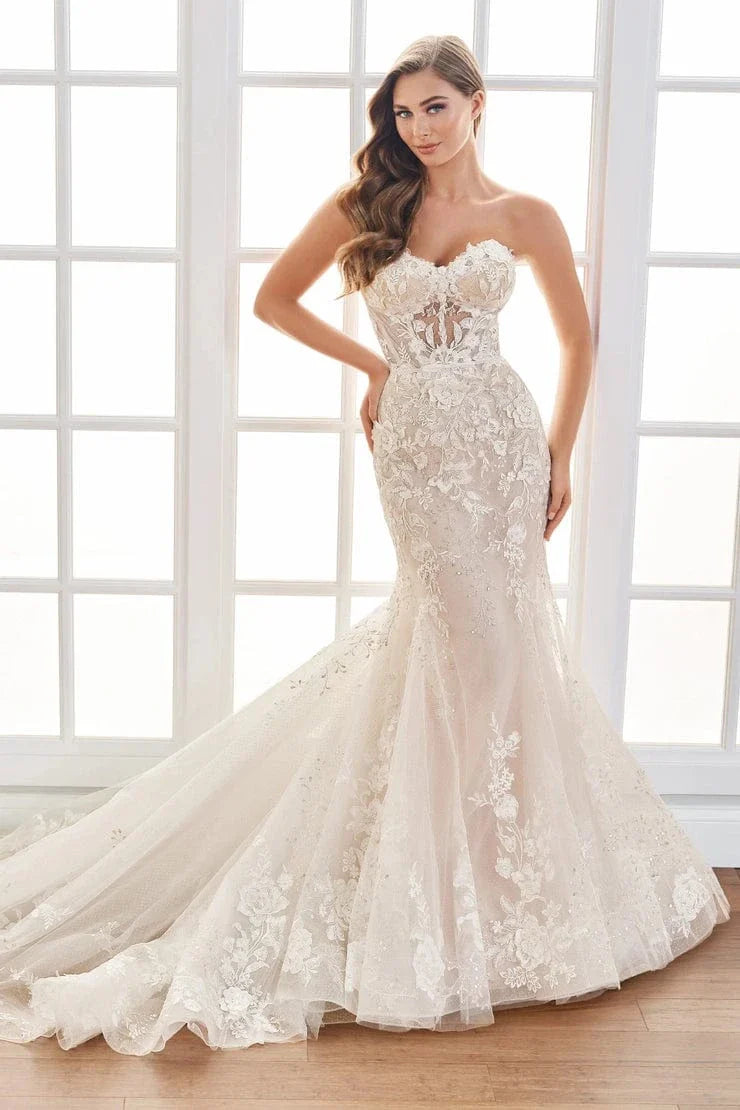 Martin Thornburg Wedding Dress 0 / Ivory/Champagne Martin Thornburg: MT1438 - Odele