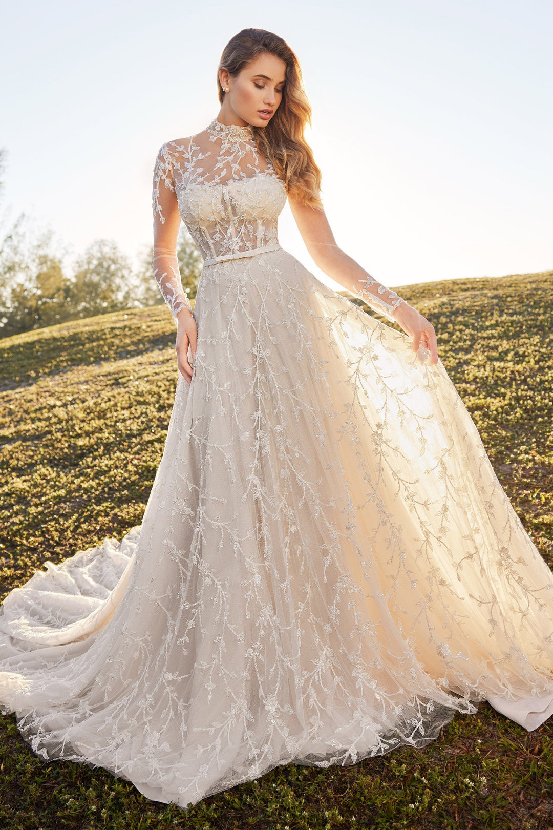 Martin Thornburg Wedding Dress 0 / Ivory Martin Thornburg: MT3204 - Arden