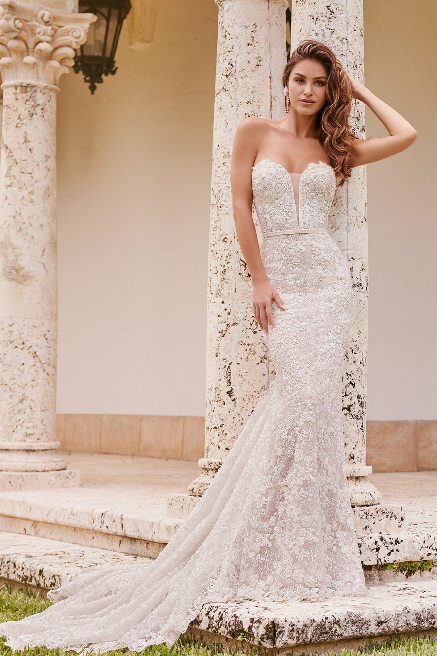 Martin Thornburg Wedding Dress 0 / Ivory/Blush Martin Thornburg: MT3223 - Blaire