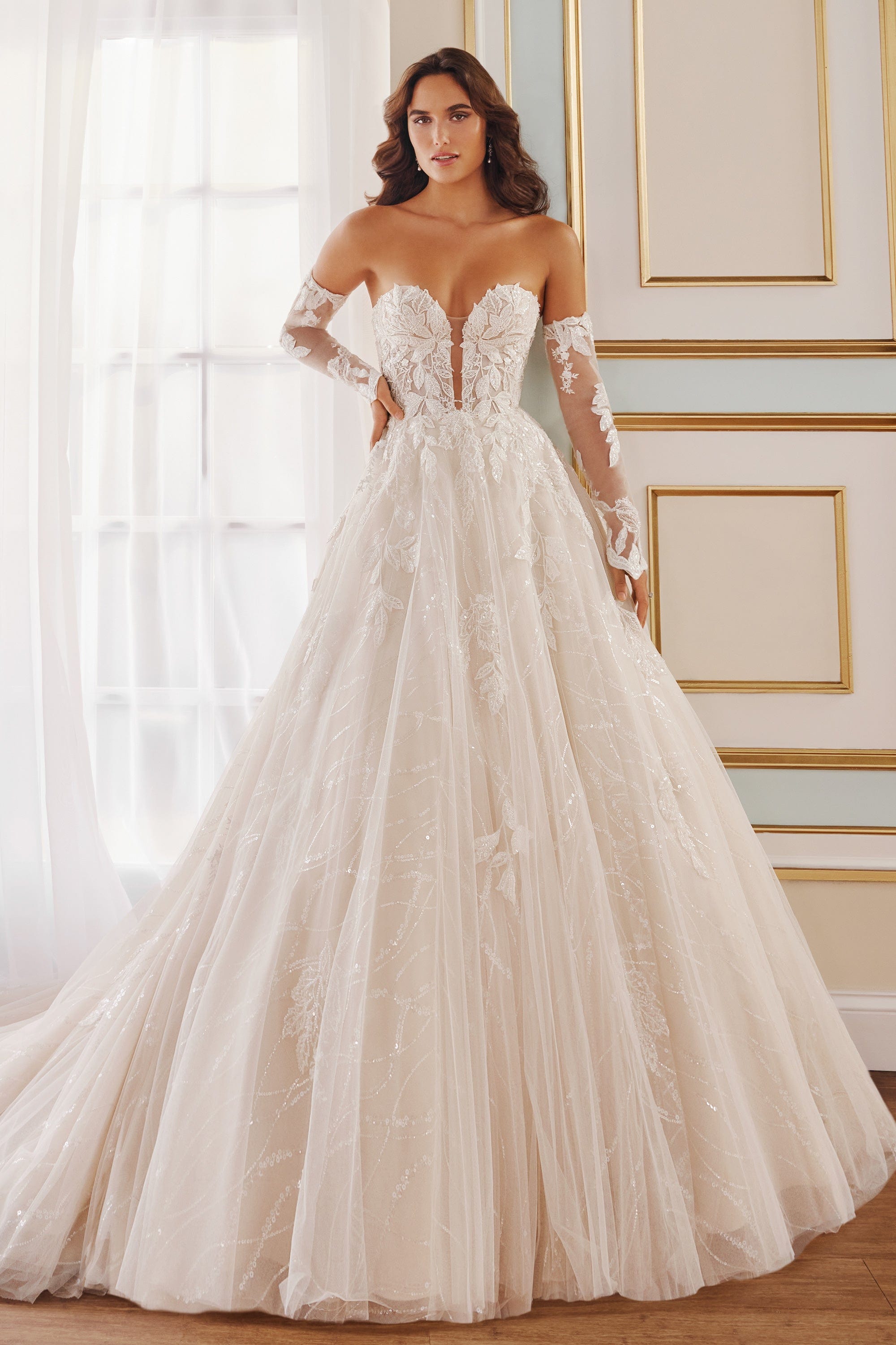 Martin Thornburg: MT5110 - Aamira – Camellia Wedding Gown | Bridal