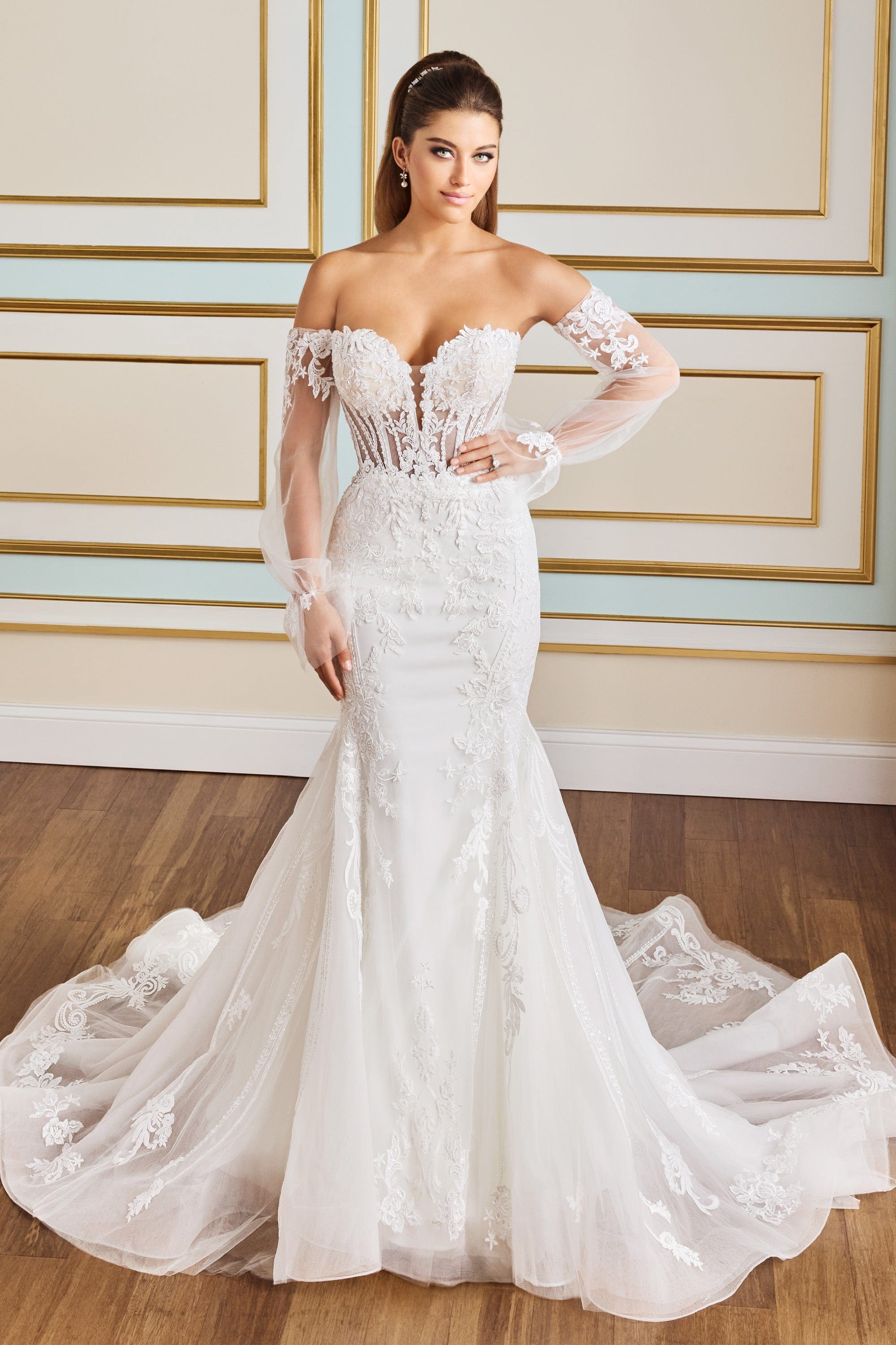 Martin Thornburg: MT9108 - Flora – Camellia Wedding Gown | Bridal