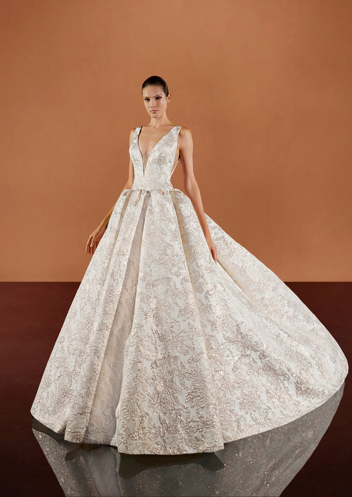 Pronovias Privee: Kareena – Camellia Wedding Gown | Bridal Store