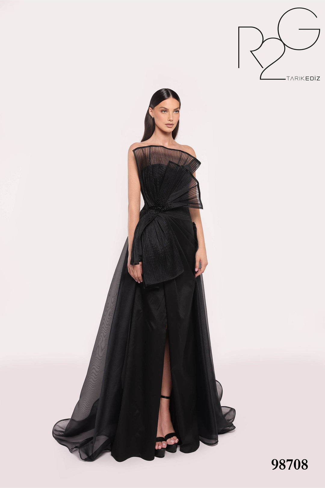 Tarik Ediz Evening Dress 0 / Black Tarik Ediz: 98708