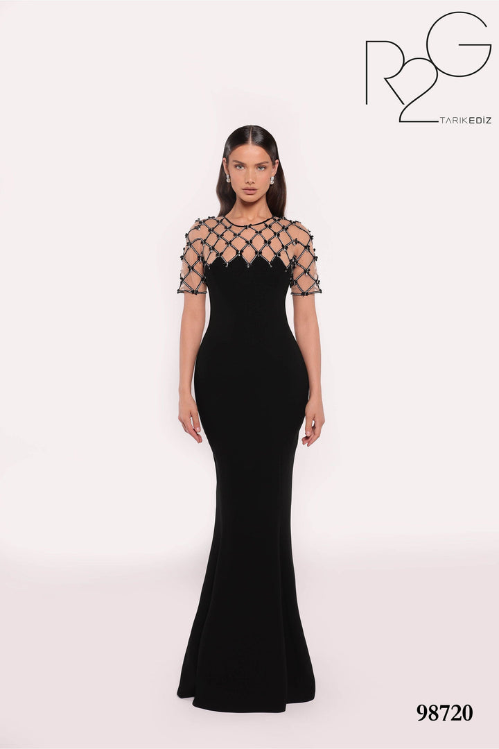 Tarik Ediz Evening Dress 0 / Black Tarik Ediz: 98720