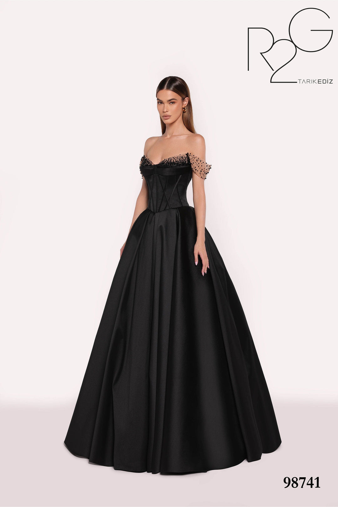 Tarik Ediz Evening Dress 0 / Black Tarik Ediz: 98741