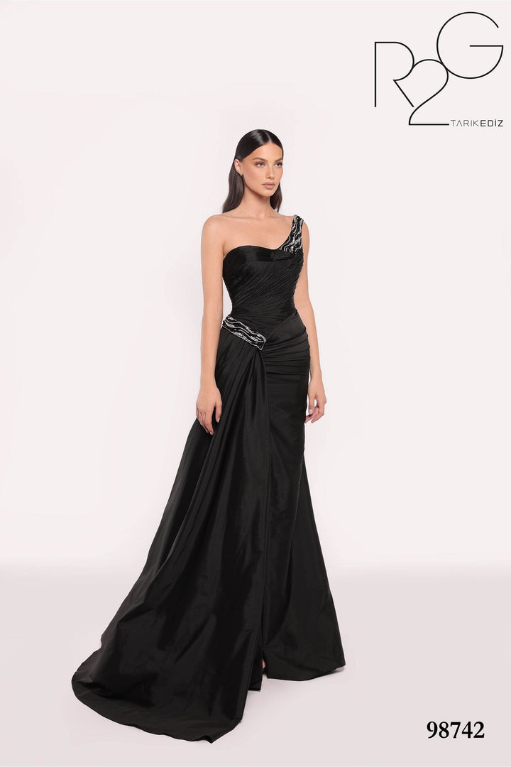 Tarik Ediz Evening Dress 0 / Black Tarik Ediz: 98742