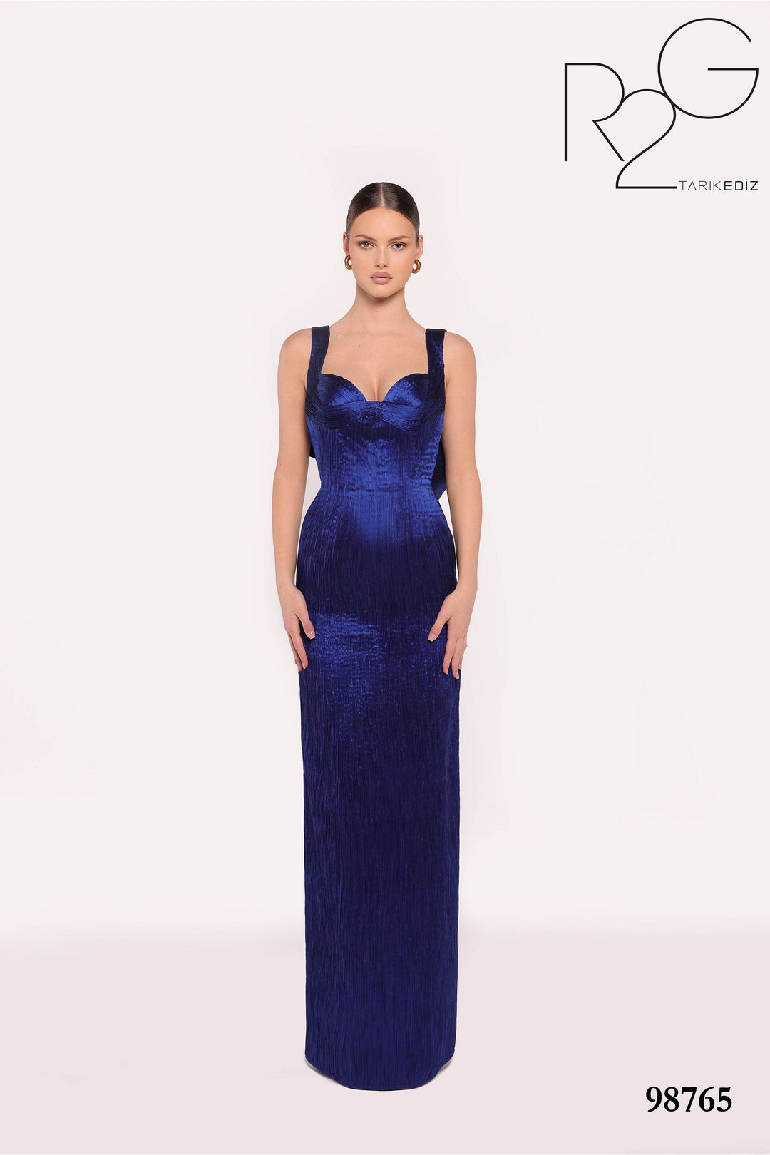 Tarik Ediz Evening Dress 0 / Royal Blue Tarik Ediz: 98796