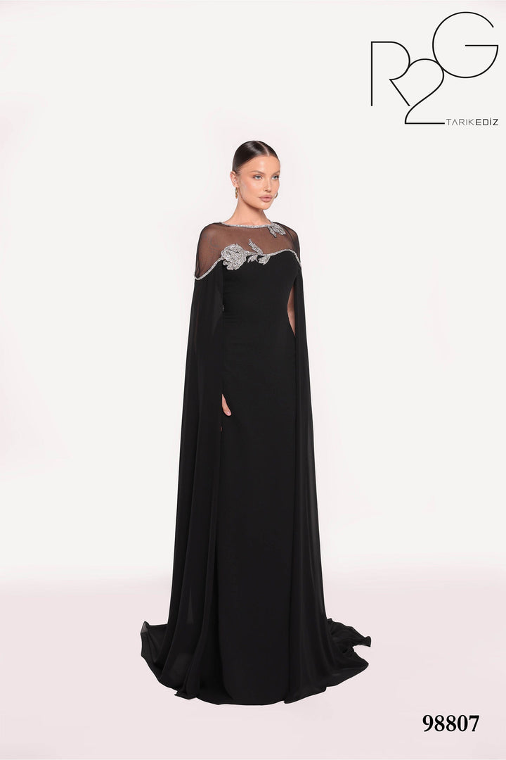 Tarik Ediz Evening Dress 0 / Black Tarik Ediz: 98807