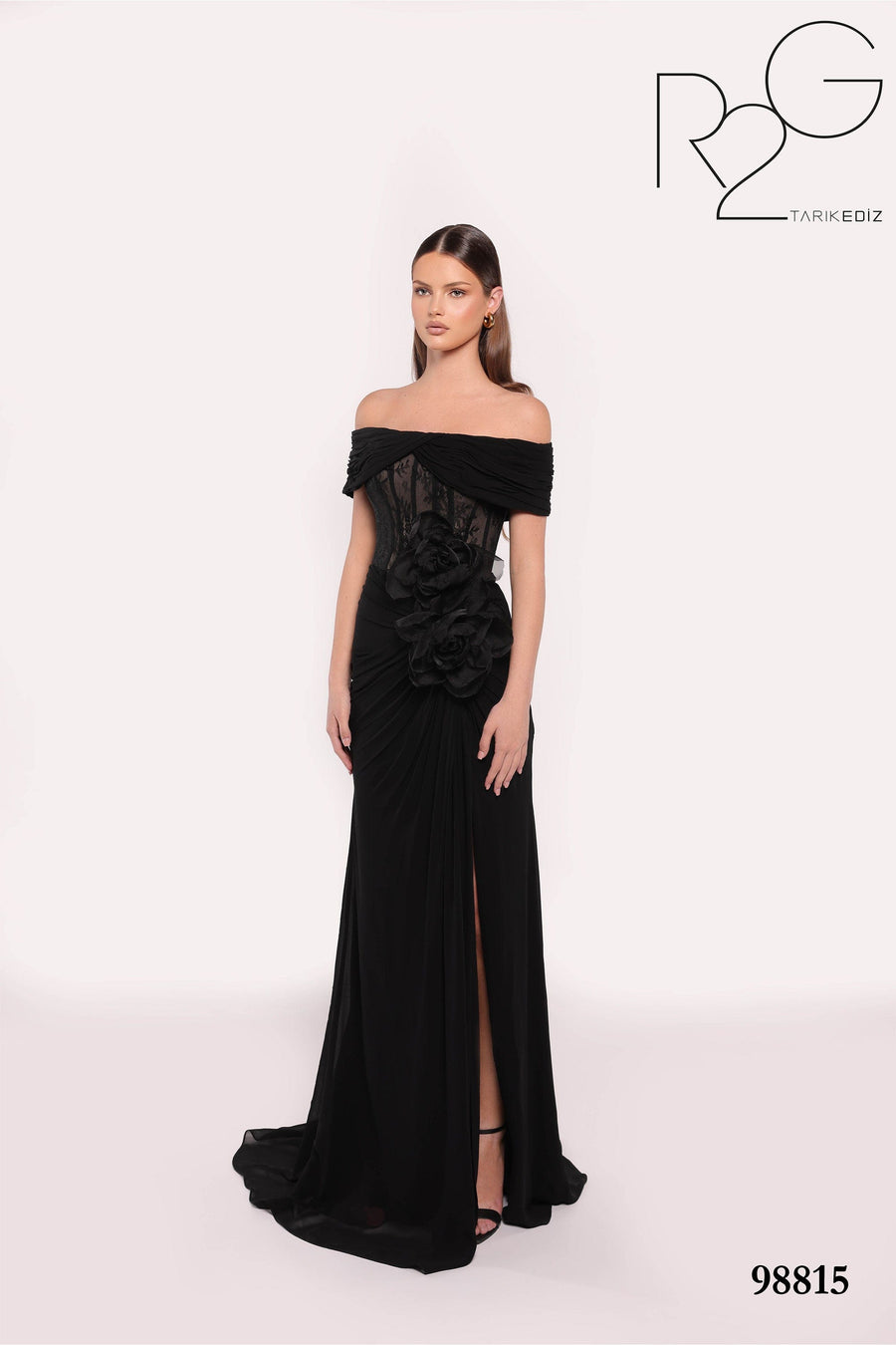 Tarik Ediz Evening Dress 0 / Black Tarik Ediz: 98815