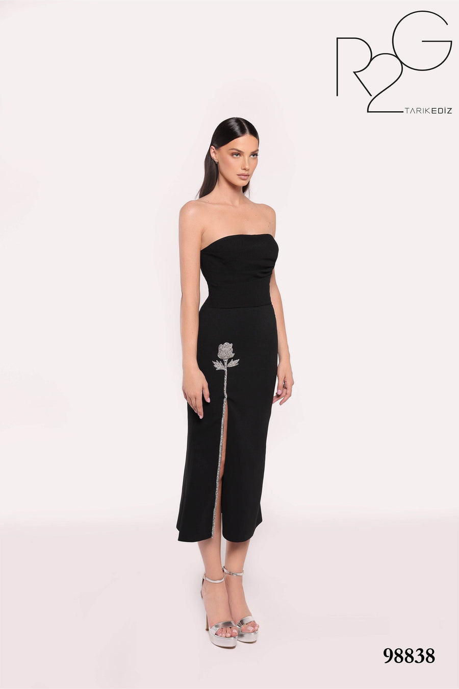 Tarik Ediz Evening Dress 0 / Black Tarik Ediz: 98838