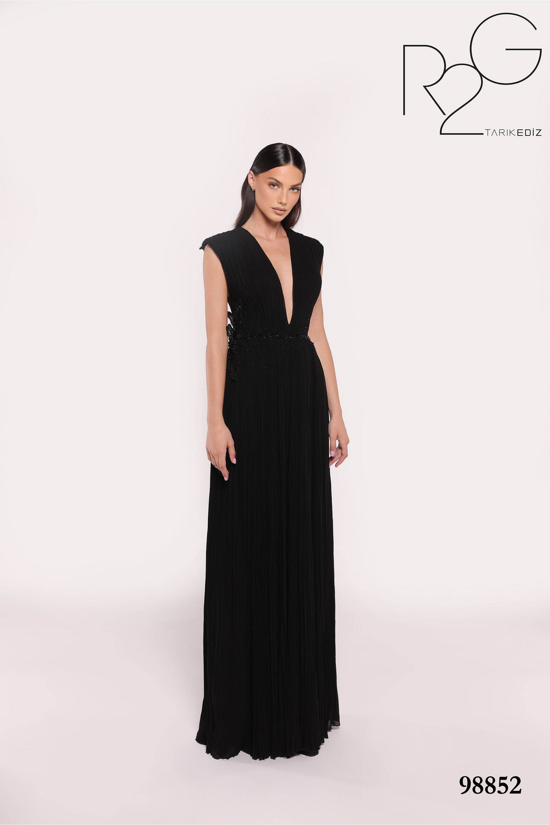 Tarik Ediz Evening Dress 0 / Black Tarik Ediz: 98852