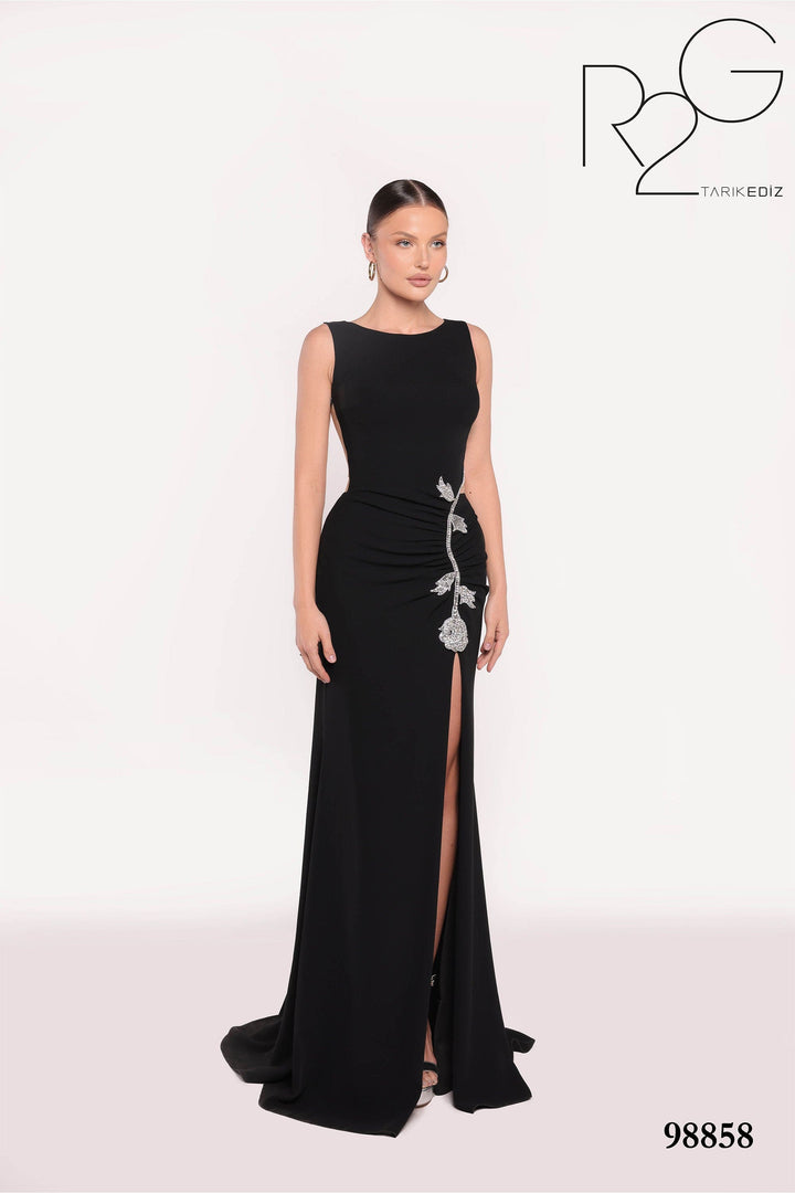 Tarik Ediz Evening Dress 0 / Black Tarik Ediz: 98858