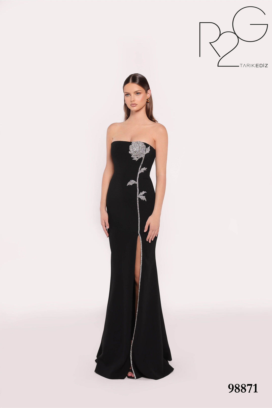 Tarik Ediz Evening Dress 0 / Black Tarik Ediz: 98871