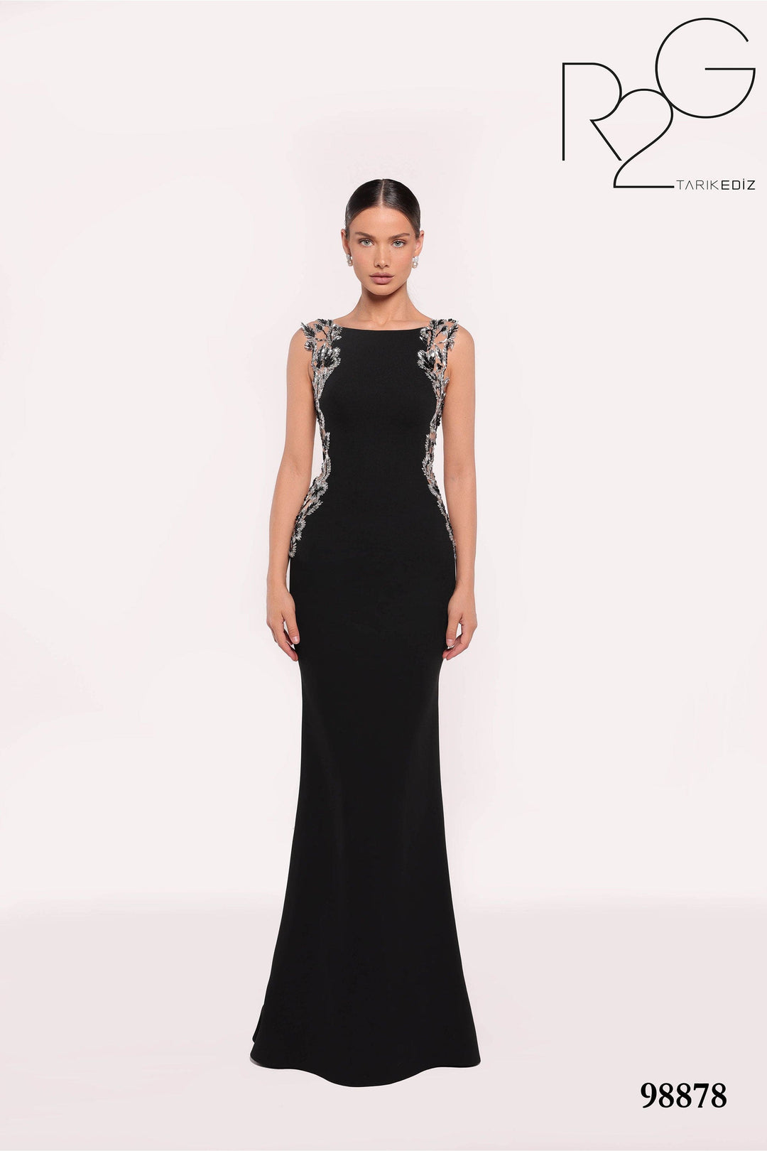 Tarik Ediz Evening Dress 0 / Black Tarik Ediz: 98878