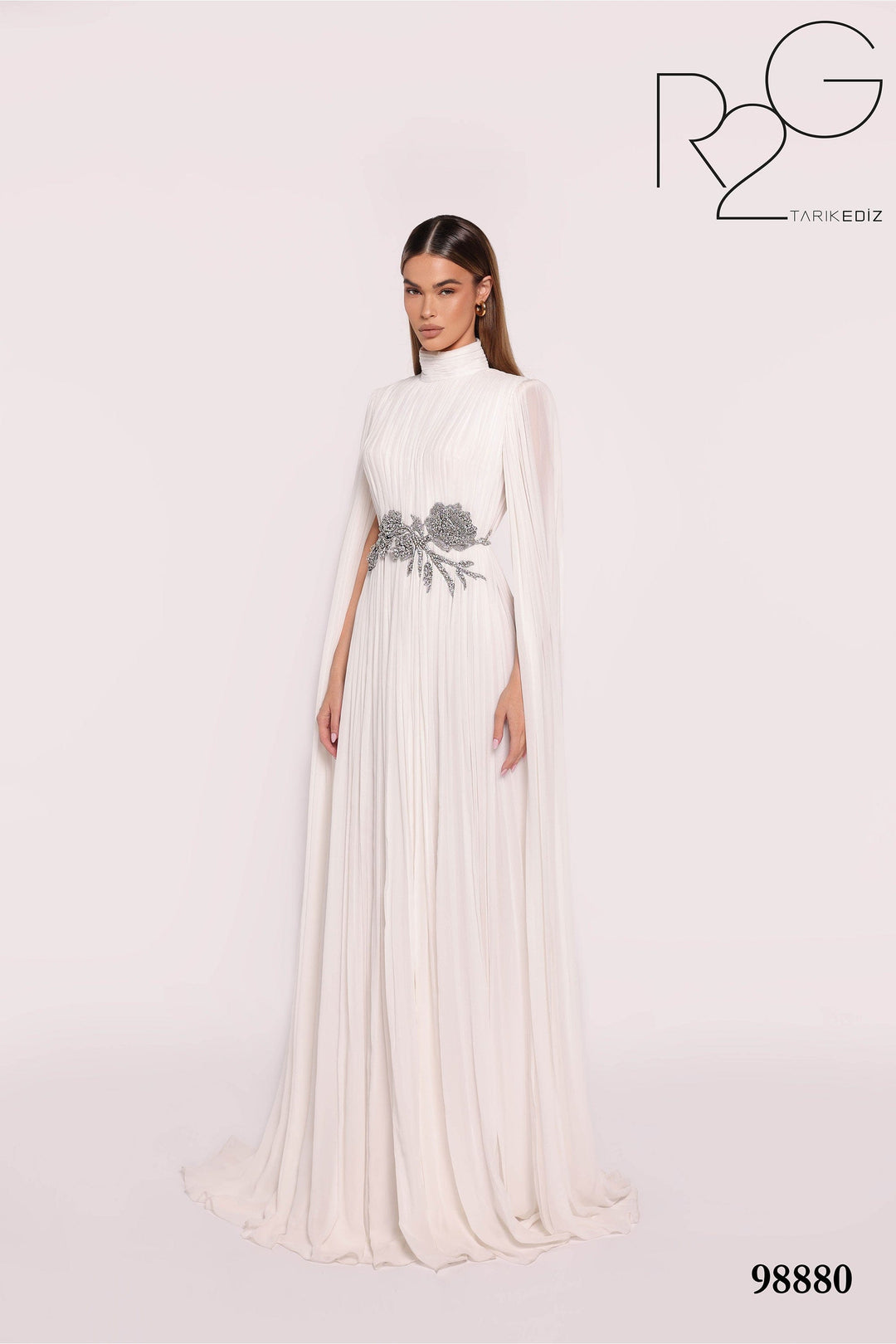 Tarik Ediz Evening Dress 0 / Ivory Tarik Ediz: 98880