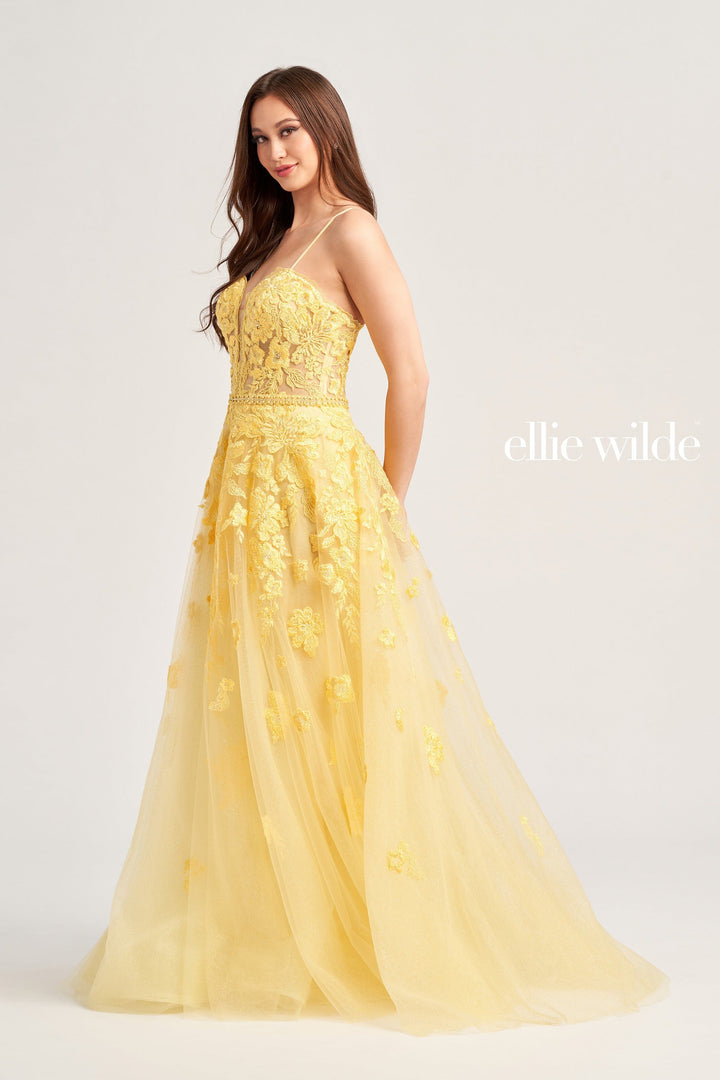 ellie wilde yellow prom dress Ellie Wilde EW37028 Dress | Ellie Wilde Dresses