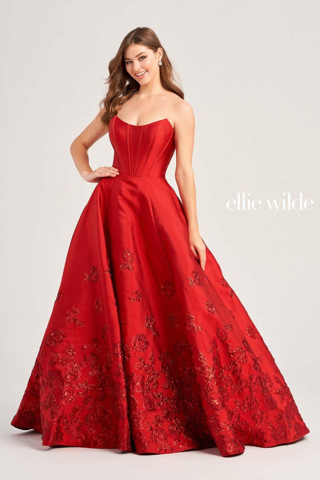 red ellie wilde prom dress Red Prom Dresses 2025
