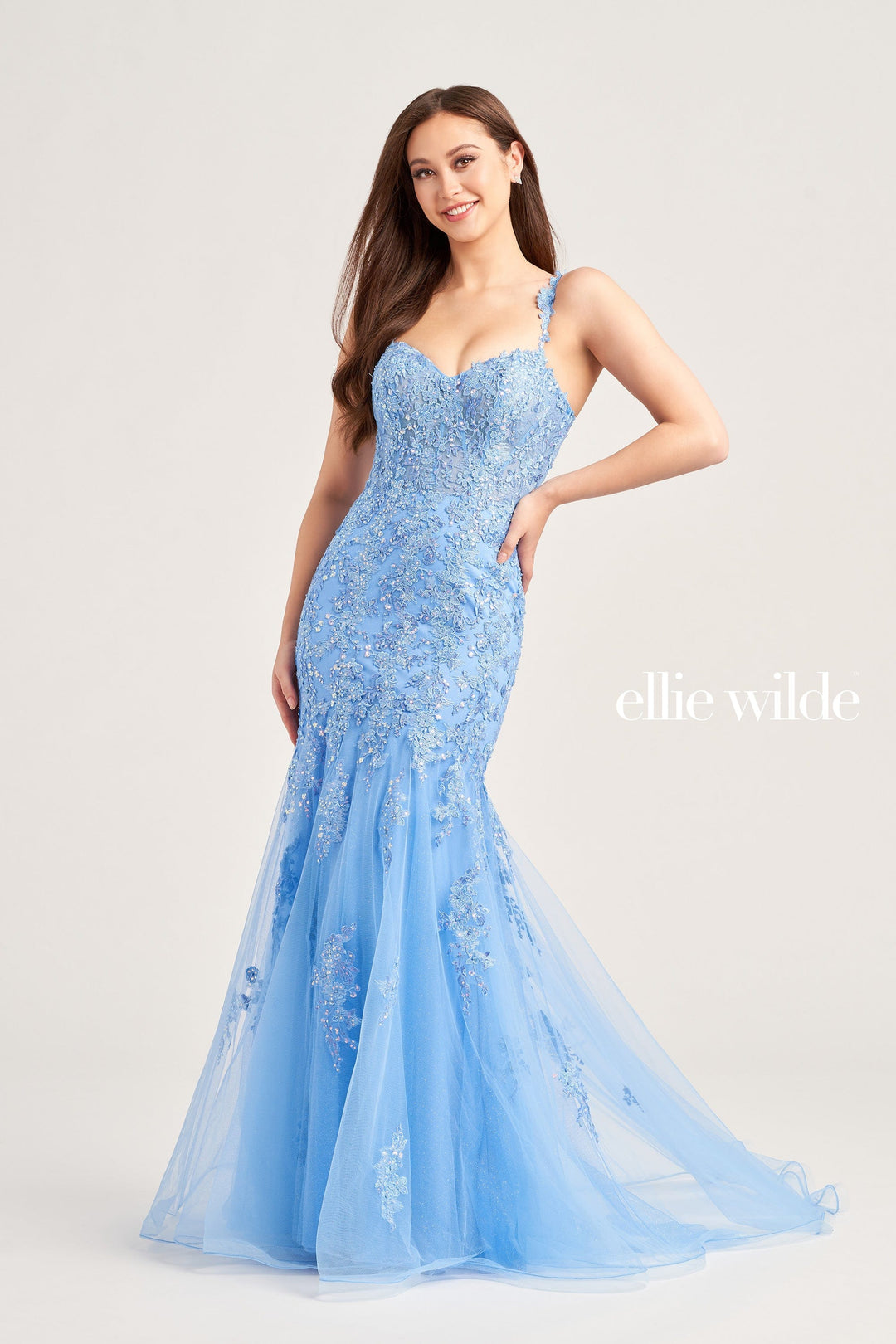 camellia prom dresses CAMELLIA Lace-Up Chiffon A-Line Dress