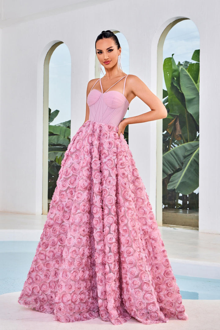 Jadore Evening Dress 4 / Misty Rose Jadore: J24027