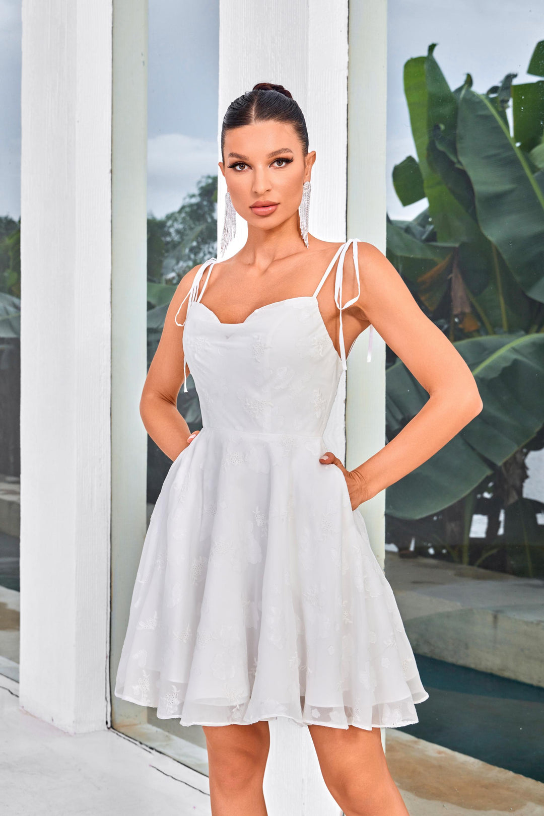 Jadore Evening Dress 4 / Ivory Jadore: J24081