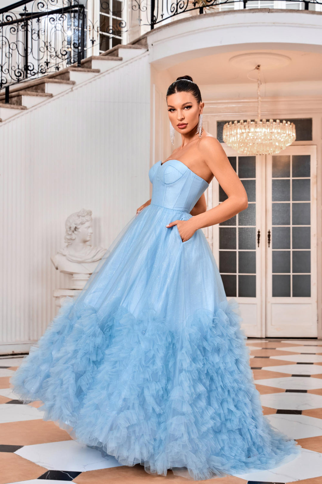 Jadore Wedding Dress 4 / Desert Blue Jadore: J24012																			: