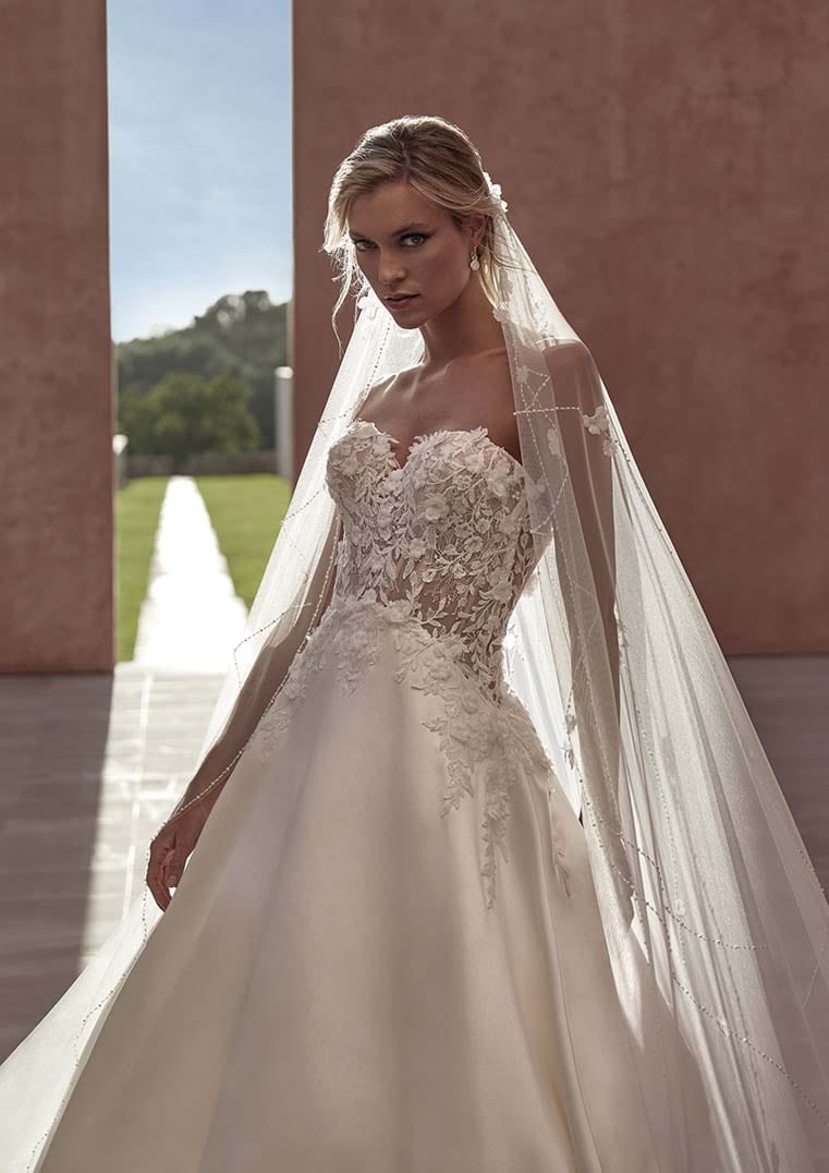 Pronovias: Floridia – Camellia Wedding Gown, Bridal Store